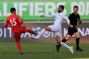 İran-Lübnan maçından kareler