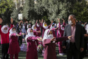 ایران میں 2 سال کے وقفے کے بعد اسکولوں اور تعلیمی اداروں کے کھلنے کے مناظر
