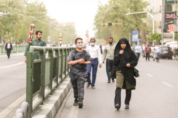 گرد و غبار در تهران/ منطقه ۶