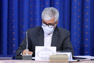 «حمید سجادی» وزیر ورزش و جوانان در جلسه ستاد ملی زن و خانواده با حضور رئیس جمهور