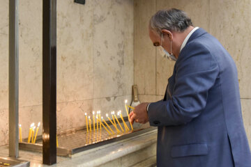 لوان جاگاریان سفیر روسیه در تهران در مراسم هفته مقدس و عید پاک