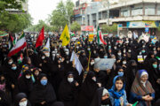 حضور پرشور مردم در روز قدس مبین ایستادگی ملت ایران مقابل ظالمان است