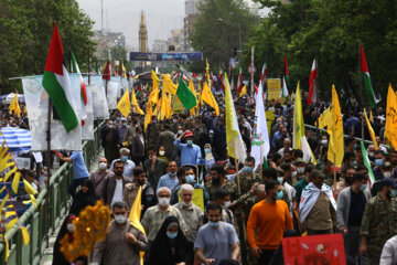راهپیمایی روز قدس در تهران