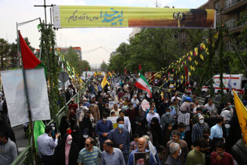 راهپیمایی روز قدس در تهران