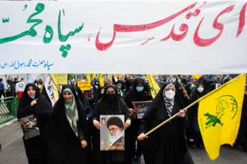 راهپیمایی روز قدس در تهران