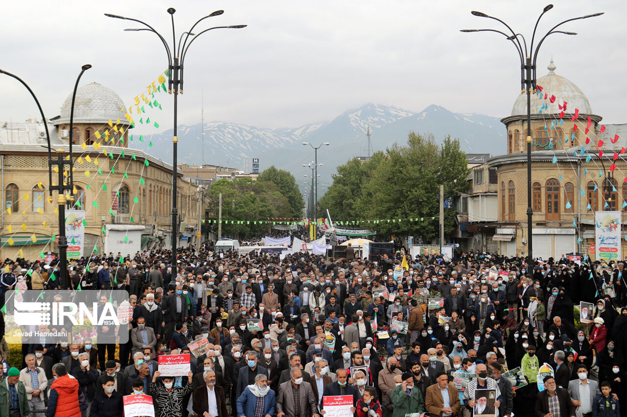 امام جمعه و استاندار همدان از حضور باشکوه مردم در راهپیمایی روز قدس قدردانی کردند