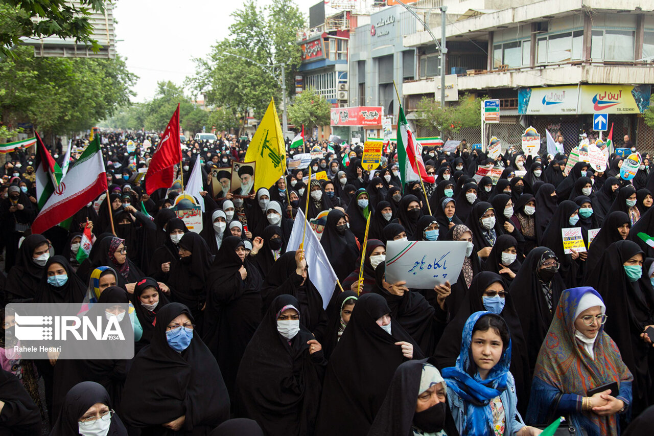 حضور پرشور مردم در روز قدس مبین ایستادگی ملت ایران مقابل ظالمان است