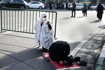 اقامه نماز عید فطر در میدان شهید طهرانی مقدم