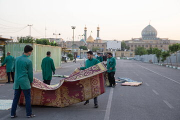 اقامه نماز عید فطر- حرمت حضرت عبدالعظیم حسنی(ع)