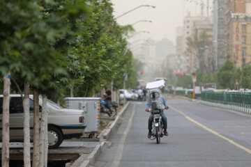 گرد و غبار در آسمان تهران