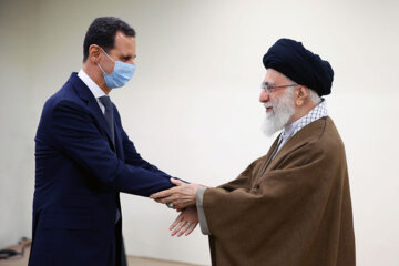 دیدار بشار اسد با مقام معظم رهبری