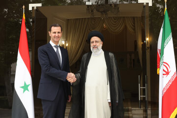 دیدار رییس جمهور سوریه با آیت الله رئیسی