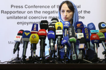 Alena Douhan, Rapporteuse spéciale des Nations Unies en visite en Iran 