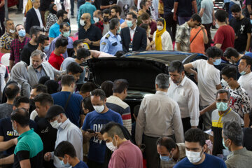 Le quatrième Salon international de l'auto de Téhéran