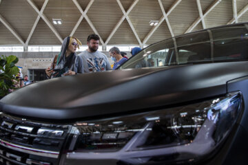 Le quatrième Salon international de l'auto de Téhéran