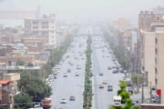 باد شدید و  گرد و خاک تهران، البرز و چند استان دیگر را در بر می‌گیرد 