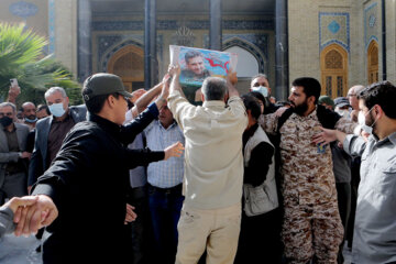 Funeral por el militar del CGRI en Teherán