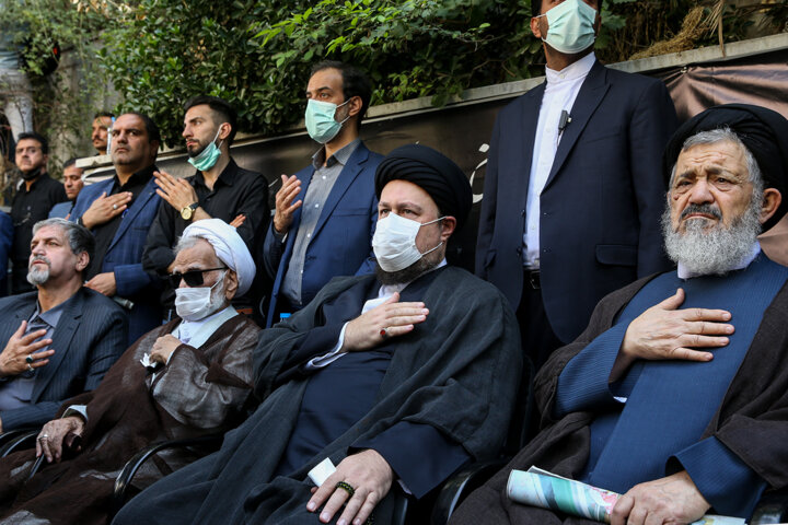 مراسم تشییع پیکر سیدمحمود دعایی از موسسه اطلاعات برگزار شد/ همه آمدند