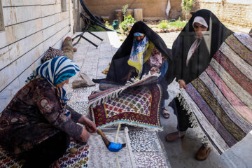 El arte del tejido Kilim por las mujeres de Buin Zahra