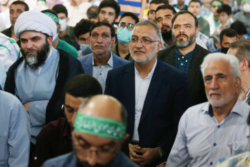 «علیرضا زاکانی» شهردار تهران در اجتماع بزرگ امام رضایی‌ها