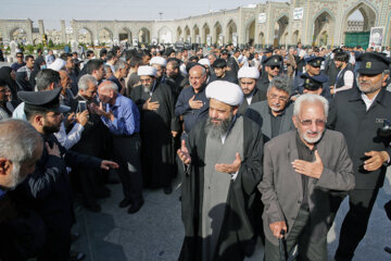 تشییع پیکر استاد «احمد مهدوی دامغانی»