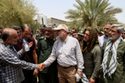 Irans Innenminister besucht die vom Erdbeben betroffenen Gebiete von Hormozgan