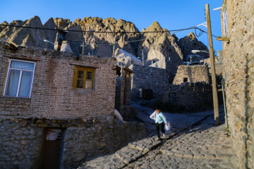 El pueblo rocoso de Kandovan en el noroeste de Irán
