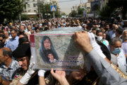 ایرانی شہید کی جاپانی ماں کا جلوس جنازہ