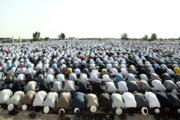 Eid al-Adha-Gebet in Bandar Torkaman