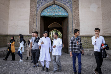 
ایران میں زیر تعلیم غیر ملکی طلباء کا قزوین کے سیاحتی مقامات کا دورہ
