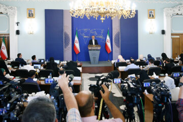 Conférence de presse du mercredi 22 juillet 2022 tenue par le nouveau porte-parole du ministère iranien des A.E.