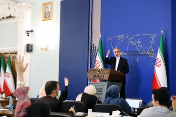 Conférence de presse du mercredi 22 juillet 2022 tenue par le nouveau porte-parole du ministère iranien des A.E.