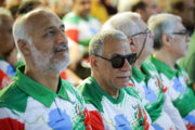  جانبازان آسایشگاه امام خمینی(ره) در جشنواره ورزشی دهه فجر شرکت کردند