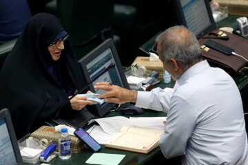 در جلسه علنی روز یکشنبه مجلس شورای اسلامی نمایندگان سادات به مناسبت عید غدیر به نمایندگان دیگر عیدی دادند