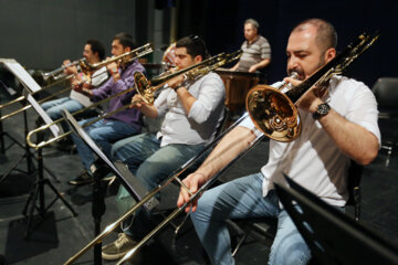 Répétition de l'Orchestre symphonique de Téhéran