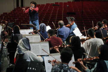 Répétition de l'Orchestre symphonique de Téhéran