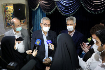 مصاحبه بهرام عین اللهی وزیر بهداشت، درمان و آموزش پزشکی با خبرنگاران