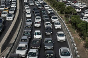 ترافیک در آزادراه تهران - کرج -قزوین سنگین است 
