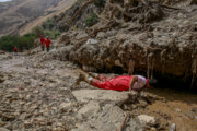 Inondations en Iran : l'opération de recherche des personnes portées disparues à Kan près de Téhéran