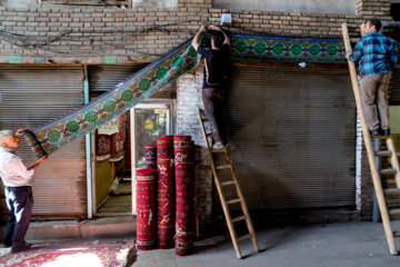 El histórico bazar de Tabriz se prepara para el comienzo de Muharram 