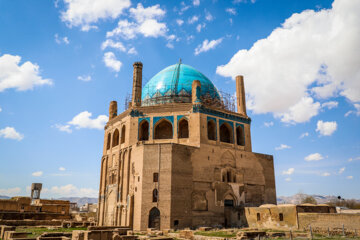 زنجان؛گنبد سلطانیه (بزرگترین گنبد آجری جهان) متعلق به دوره ایلخانیان
