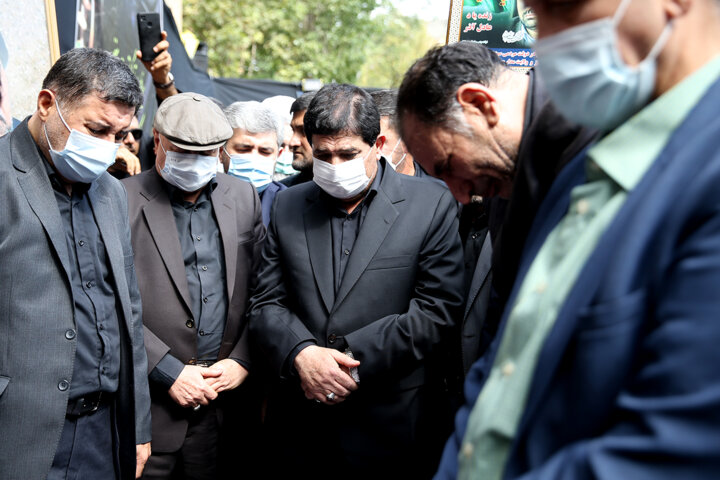 پیکر مرحوم عادل آذر تشییع شد