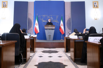 Conférence hebdomadaire de presse du porte-parole du ministère des A.E., ce lundi, premier août 2022 au siège du ministère iranien des Affaires étrangères à Téhéran. 