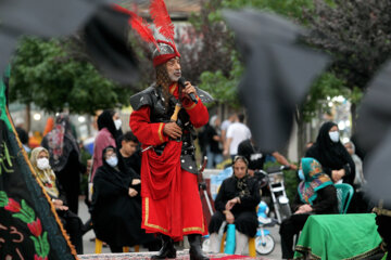 تغزیه‌خوانی در پیاده راه فرهنگی رشت‎‎‎‎