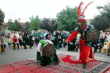 تغزیه‌خوانی در پیاده راه فرهنگی رشت‎‎‎‎