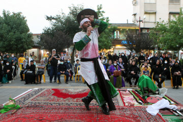 تغزیه‌خوانی در پیاده راه فرهنگی