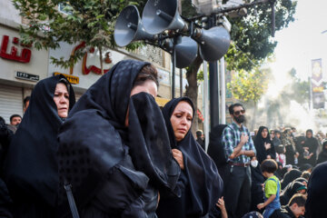 La ceremonia de duelo en la Huseyniye Azam de Zanyán