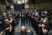 Tasu’a mourning ceremony at Tehran Grand Bazaar