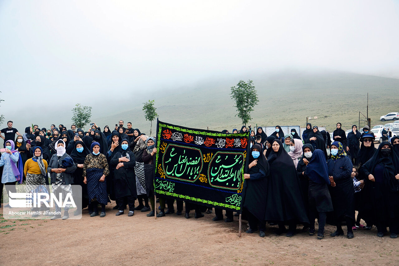 ایرنا عزاداری تاسوعای حسینی روستای کلیشم