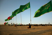 پرچم بلند دلدادگی اهالی دیار دارالمرحمه به نهضت حسینی